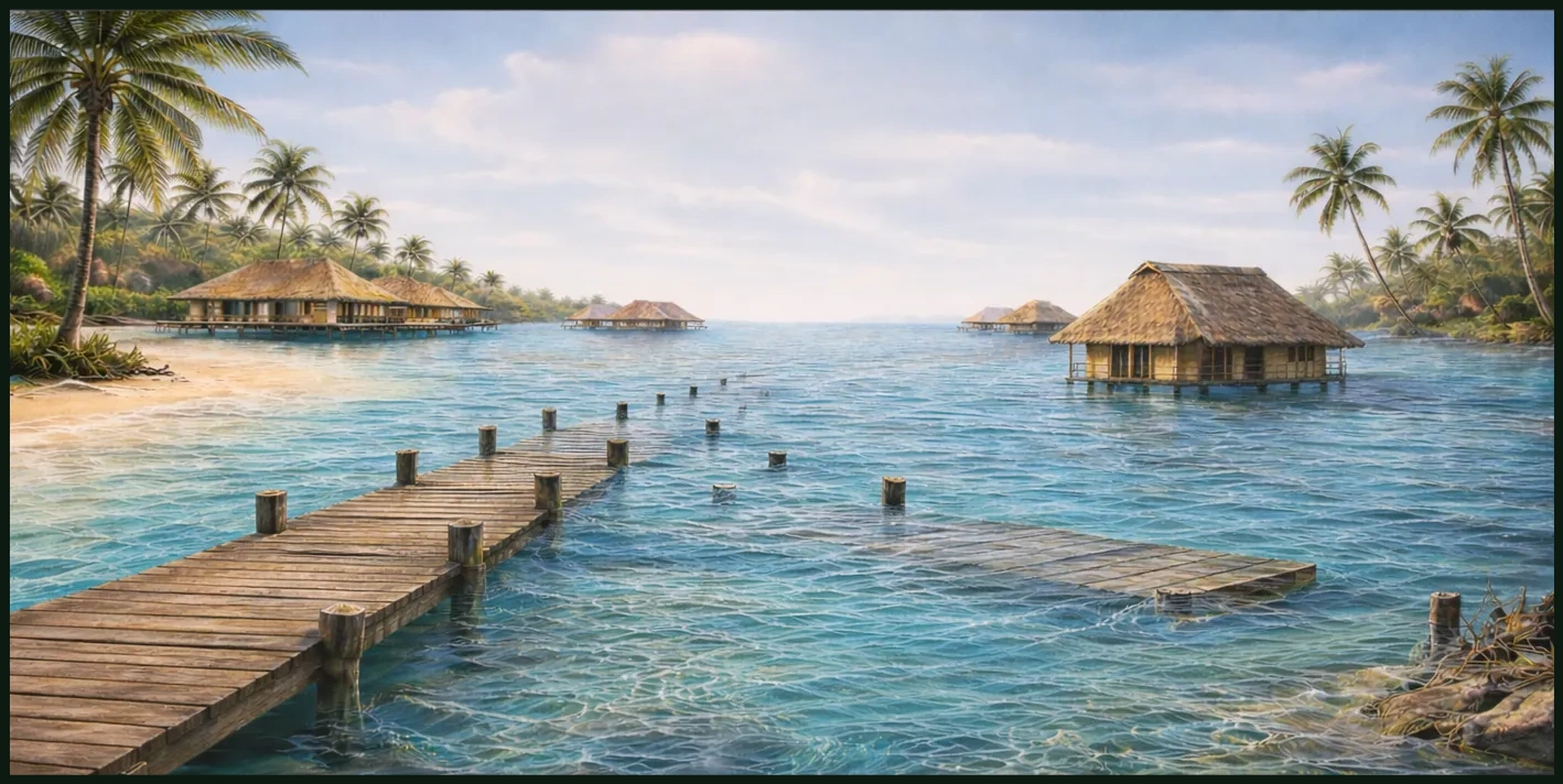 Sultry Maldives Saltwind label art